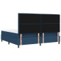 Cama de Base de Muelles con Colchón Azul 200x200 cm Tela de , Camas y somieres - Ref: Foro24-3339342, Precio: 716,93 €, Descu...
