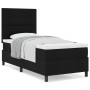 Cama con Base y Colchón Negra 100x200 cm Tela de , Camas y somieres - Ref: Foro24-3339366, Precio: 343,20 €, Descuento: %