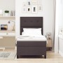 Cama con Somier con Colchón Marrón Oscuro 100x200 cm Tela de , Camas y somieres - Ref: Foro24-3339367, Precio: 373,83 €, Desc...