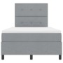 Cama con somier y colchón gris claro 120x200 cm de tela de , Camas y somieres - Ref: Foro24-3339378, Precio: 415,22 €, Descue...