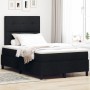Cama con Base con Colchón Negra 120x200 cm Tela de , Camas y somieres - Ref: Foro24-3339380, Precio: 446,76 €, Descuento: %