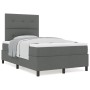 Cama con Somier con Colchón Gris Oscuro 120x200 cm Tela de , Camas y somieres - Ref: Foro24-3339379, Precio: 420,54 €, Descue...
