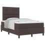 Cama con Base Resorte con Colchón Marrón Oscuro 120x200 cm Tela de , Camas y somieres - Ref: Foro24-3339381, Precio: 422,83 €...