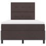 Cama con Base Resorte con Colchón Marrón Oscuro 120x200 cm Tela de , Camas y somieres - Ref: Foro24-3339381, Precio: 422,83 €...