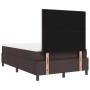 Cama con Base Resorte con Colchón Marrón Oscuro 120x200 cm Tela de , Camas y somieres - Ref: Foro24-3339381, Precio: 422,83 €...