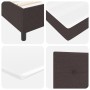 Cama con Base Resorte con Colchón Marrón Oscuro 120x200 cm Tela de , Camas y somieres - Ref: Foro24-3339381, Precio: 422,83 €...