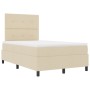 Cama de Box Spring con Colchón Crema 120x200 cm Tela de , Camas y somieres - Ref: Foro24-3339383, Precio: 421,36 €, Descuento: %