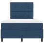 Cama con base de resortes azul 120x200 cm tela de , Camas y somieres - Ref: Foro24-3339384, Precio: 448,12 €, Descuento: %