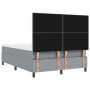 Cama con Box Spring y Colchón Gris Claro 140x200 cm Tela de , Camas y somieres - Ref: Foro24-3339392, Precio: 481,39 €, Descu...