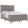 Cama con Base de Muelles y Colchón Taupe 140x200 cm Tela de , Camas y somieres - Ref: Foro24-3339396, Precio: 527,79 €, Descu...