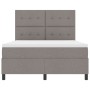 Cama con Base de Muelles y Colchón Taupe 140x200 cm Tela de , Camas y somieres - Ref: Foro24-3339396, Precio: 527,79 €, Descu...