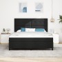 Cama con Resorte Negra con Colchón Super King de Tela de , Camas y somieres - Ref: Foro24-3339408, Precio: 636,70 €, Descuent...