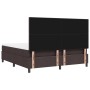 Cama con Base de Resortes y Colchón Marrón Oscuro Super King Tela de , Camas y somieres - Ref: Foro24-3339409, Precio: 624,72...
