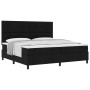 Cama con Base y Colchón Negro 200x200 cm Tela de , Camas y somieres - Ref: Foro24-3339415, Precio: 670,41 €, Descuento: %