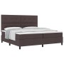 Cama Box Spring con Colchón Gris Oscuro 200x200 cm Tela de , Camas y somieres - Ref: Foro24-3339416, Precio: 683,32 €, Descue...