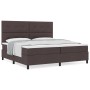 Cama Box Spring con Colchón Gris Oscuro 200x200 cm Tela de , Camas y somieres - Ref: Foro24-3339416, Precio: 683,32 €, Descue...