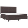Cama Box Spring con Colchón Gris Oscuro 200x200 cm Tela de , Camas y somieres - Ref: Foro24-3339416, Precio: 683,32 €, Descue...