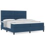 Cama con Base Azul 200x200 cm Tela de , Camas y somieres - Ref: Foro24-3339419, Precio: 709,25 €, Descuento: %