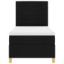 Cama con Somier y Colchón Negra 100x200 cm Tela de , Camas y somieres - Ref: Foro24-3339520, Precio: 351,95 €, Descuento: %