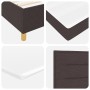 Cama con Box Spring con Colchón Marrón Oscuro 100x200 cm Tela de , Camas y somieres - Ref: Foro24-3339521, Precio: 351,82 €, ...