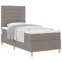 Cama con Box Spring con Colchón Taupe 100x200 cm Tela de , Camas y somieres - Ref: Foro24-3339522, Precio: 376,24 €, Descuent...