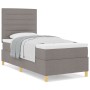 Cama con Box Spring con Colchón Taupe 100x200 cm Tela de , Camas y somieres - Ref: Foro24-3339522, Precio: 376,24 €, Descuent...
