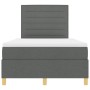 Cama con Somier Gris Oscuro 120x200 cm Tela de , Camas y somieres - Ref: Foro24-3339533, Precio: 409,75 €, Descuento: %