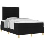 Cama con Base de Resortes Negra 120x200 cm Tela de , Camas y somieres - Ref: Foro24-3339534, Precio: 418,67 €, Descuento: %