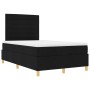 Cama con Base de Resortes Negra 120x200 cm Tela de , Camas y somieres - Ref: Foro24-3339534, Precio: 418,67 €, Descuento: %
