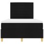Cama con Base de Resortes Negra 120x200 cm Tela de , Camas y somieres - Ref: Foro24-3339534, Precio: 418,67 €, Descuento: %