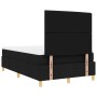 Cama con Base de Resortes Negra 120x200 cm Tela de , Camas y somieres - Ref: Foro24-3339534, Precio: 418,67 €, Descuento: %