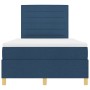 Cama con Base de Resorte y Colchón Azul 120x200 cm Tela de , Camas y somieres - Ref: Foro24-3339538, Precio: 441,72 €, Descue...
