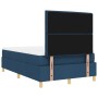 Cama con Base de Resorte y Colchón Azul 120x200 cm Tela de , Camas y somieres - Ref: Foro24-3339538, Precio: 441,72 €, Descue...