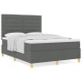 Cama con Base con Colchón Gris Oscuro 140x200 cm Tela de , Camas y somieres - Ref: Foro24-3339547, Precio: 496,48 €, Descuent...