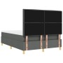 Cama con Base con Colchón Gris Oscuro 140x200 cm Tela de , Camas y somieres - Ref: Foro24-3339547, Precio: 496,48 €, Descuent...