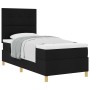 Cama con Somier con Colchón Negra 90x200 cm Tela de , Camas y somieres - Ref: Foro24-3339590, Precio: 311,83 €, Descuento: %