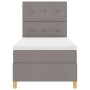 Cama Base Tapizada con Colchón Taupe 100x200 cm Tela de , Camas y somieres - Ref: Foro24-3339599, Precio: 373,30 €, Descuento: %