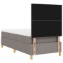 Cama Base Tapizada con Colchón Taupe 100x200 cm Tela de , Camas y somieres - Ref: Foro24-3339599, Precio: 373,30 €, Descuento: %