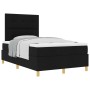 Cama con Box Spring y Colchón Negra 120x200 cm Tela de , Camas y somieres - Ref: Foro24-3339611, Precio: 414,52 €, Descuento: %