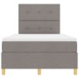 Cama con Box Spring y Colchón Taupe 120x200 cm Tela de , Camas y somieres - Ref: Foro24-3339613, Precio: 415,07 €, Descuento: %