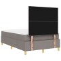 Cama con Box Spring y Colchón Taupe 120x200 cm Tela de , Camas y somieres - Ref: Foro24-3339613, Precio: 415,07 €, Descuento: %