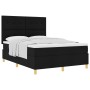 Cama de Muelles con Colchón Negra 140x200 cm Tela de , Camas y somieres - Ref: Foro24-3339625, Precio: 500,08 €, Descuento: %