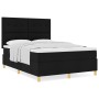 Cama de Muelles con Colchón Negra 140x200 cm Tela de , Camas y somieres - Ref: Foro24-3339625, Precio: 500,08 €, Descuento: %
