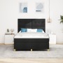 Cama de Muelles con Colchón Negra 140x200 cm Tela de , Camas y somieres - Ref: Foro24-3339625, Precio: 500,08 €, Descuento: %