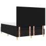 Cama de Muelles con Colchón Negra 140x200 cm Tela de , Camas y somieres - Ref: Foro24-3339625, Precio: 500,08 €, Descuento: %