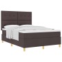 Cama con Base de Muelles y Colchón Marrón Oscuro 160x200 cm Tela de , Camas y somieres - Ref: Foro24-3339633, Precio: 564,42 ...