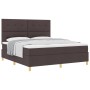 Cama con Base Tapizada con Colchón Marrón Oscuro Super King Tela de , Camas y somieres - Ref: Foro24-3339640, Precio: 611,36 ...