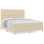 Cama de Muelles con Colchón Beige Super King en Tela de , Camas y somieres - Ref: Foro24-3339642, Precio: 644,53 €, Descuento: %
