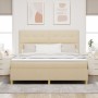 Cama de Muelles con Colchón Beige Super King en Tela de , Camas y somieres - Ref: Foro24-3339642, Precio: 644,53 €, Descuento: %