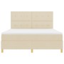Cama de Muelles con Colchón Beige Super King en Tela de , Camas y somieres - Ref: Foro24-3339642, Precio: 644,53 €, Descuento: %